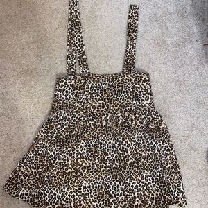 Wildfable Cheetah Print Flowy Dress